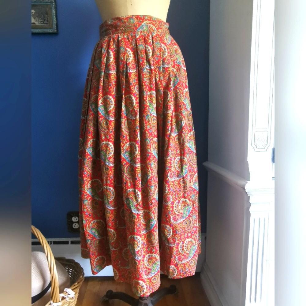 Paisleys maxi skirt